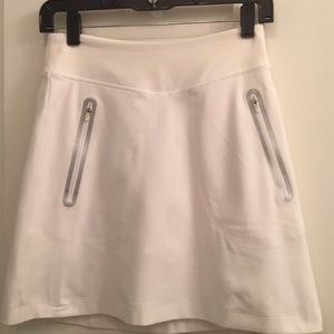 White Nike golf skirt